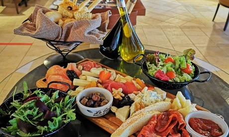 Antipasti with Grape Beverages