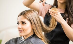 Ladies can enjoy a haircut with blow-dry and optional oil treatments