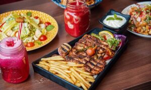 AED 60 Toward Food and Drinks