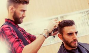 Men's Haircut and Beard Shave