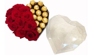 Roses with Ferrero Chocolates