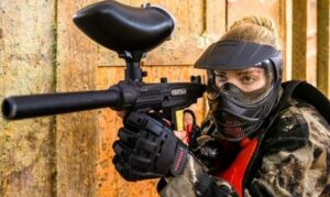 Game of Paintball with 150 Balls