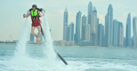 Up to 52% Off on Flyboarding / Water Jet Pack (Ride / Activity) at Hydro Water Sport L.L.C