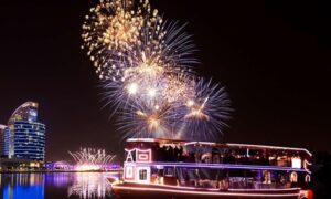 New Year's Eve four-hour Al Seef dinner cruise with live shows