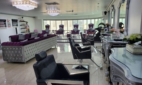Take advantage of a hairstyling service at this salon based in Danet Abu Dhabi; options include a haircut