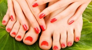 Fingernails and toenails can experience buffing