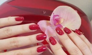 Nails on the hands or feet can be tidied up and covered with gel polish by an experienced technician
