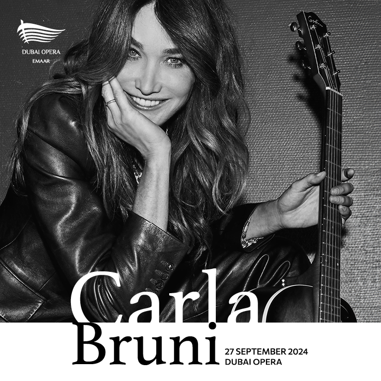 Carla Bruni Live at Dubai Opera Concerts