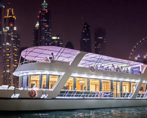 Dubai Marina Dinner Cruise with International Buffet Boat Tours and Cruises