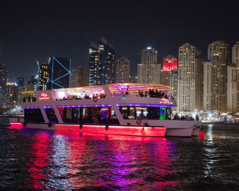 Dubai Marina Sunset Cruise with International Buffet Boat Tours and Cruises