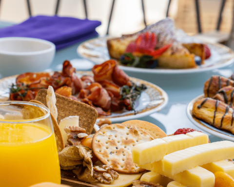 Giardino Breakfast buffet at Palazzo Versace Hotel Brunches