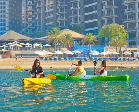 Kayak in Dubai The Palm Water Sports