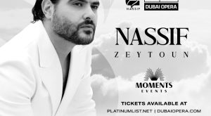 Nassif Zeytoun Concert on 29th September 2024 at Dubai Opera Concerts