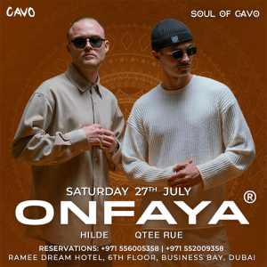 Soul of Cavo Presents Onfaya Performing Live at Cavo