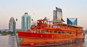 Dhow dinner cruise on Dubai creek Boat Tours and Cruises