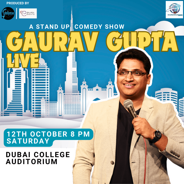 Gaurav Gupta Live in Dubai Comedy Events