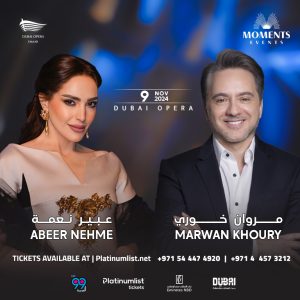 Marwan Khoury and Abeer Nehme at Dubai Opera Arabic Events