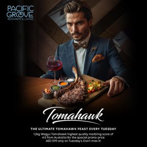 Tomahawk Tuesdays at Pacific Groove Restaurant and Lounge