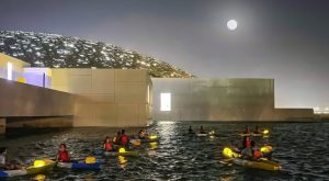 Full moon kayak tour at louvre Abu Dhabi Water Sports