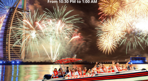 New Year's Eve Fireworks Show at Love Boats Cruise in Dubai Boat Tours and Cruises