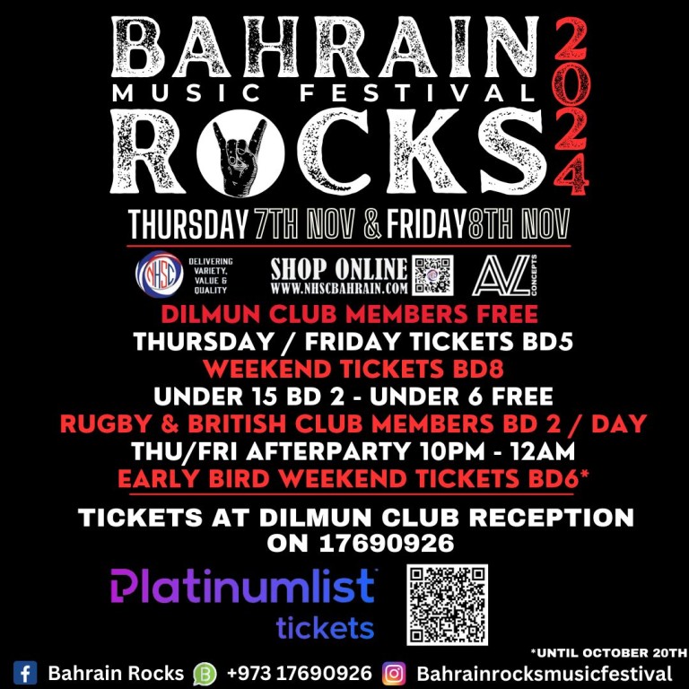 Bahrain Rocks Music Festival at Dilmun Club