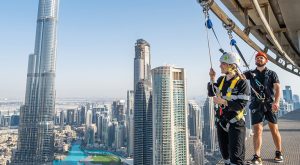 At the Top level 124 + Edge Walk  Sky Views Dubai