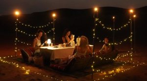 Private Dinner in the desert with optional Buggy Experience Desert safaris