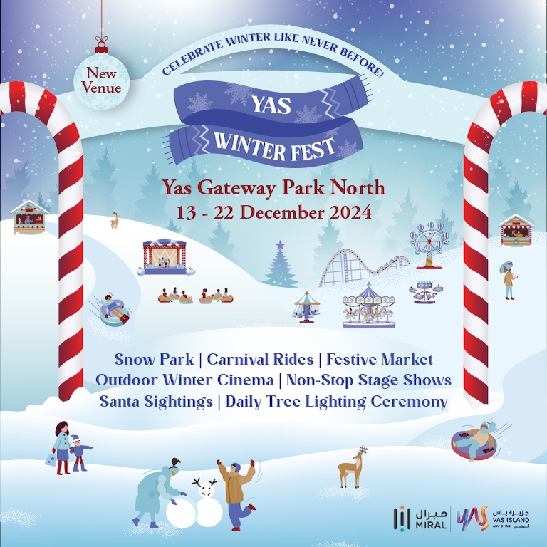 Yas Winter Fest 2024 in Abu Dhabi  Gateway Park North