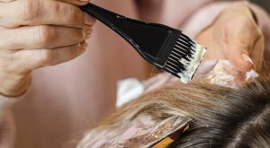 Hair Root Color With Paddle Dry At Spaces Salon And Spa Spaces Salon & Spa @ Mövenpick Hotel Jumeirah Village Triangle National Deal UAE