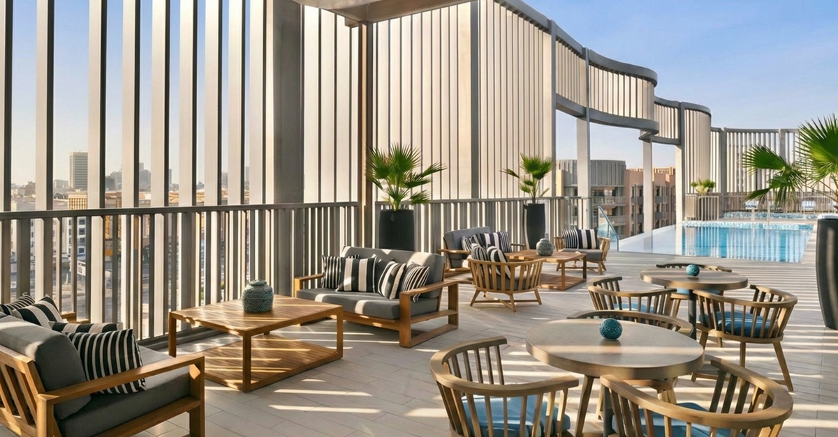 Lunch Or Dinner W Pool Access & 2-hour Beverages For Child Or Adults Atmos Pool Bar At Mercure Dubai Deira Dubai UAE