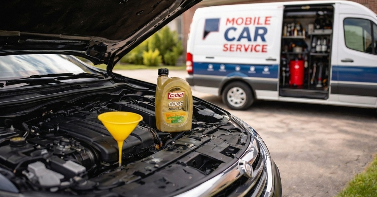 Mobile Engine Oil Service & Health Check At Your Doorstep Quick Sayra Car Repairing LLC Dubai UAE