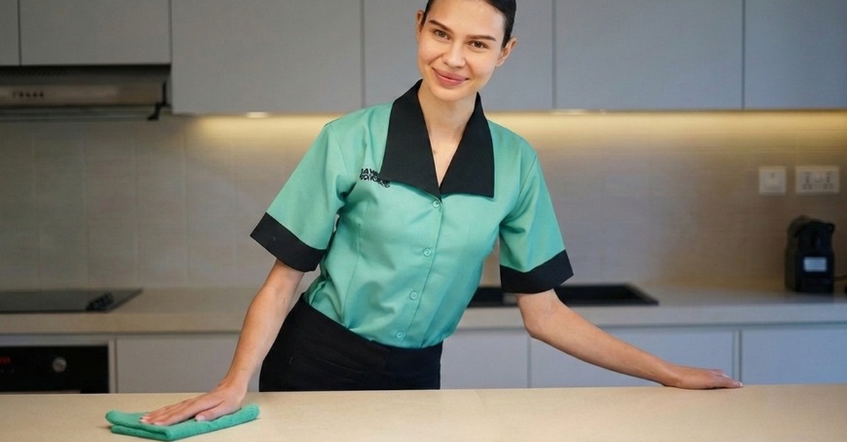 Professional Home Cleaning With Materials For A Spotless Space Cleaning concierge by dd group Dubai UAE