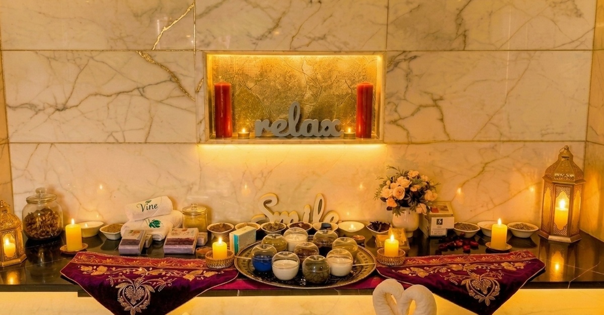 60-min Moroccan Bath Rituals With Steam Cleansing And Full Body Care Vine Beauty Center Sharjah & N. Emirates UAE