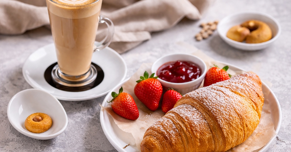 Choice Of Hot Or Cold Drink + Fresh Bakery Or Pastry One for the road at 5* FIVE Jumeirah Village Dubai UAE