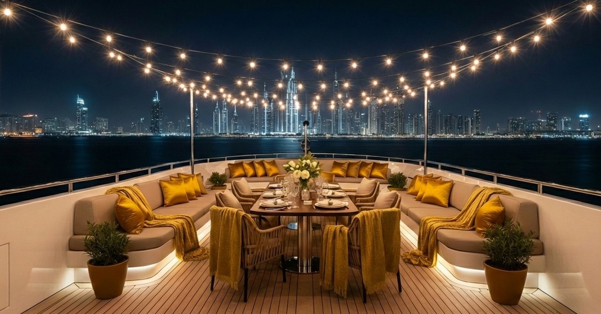 Enjoy A Luxurious Elysee Sunset Night Journey For One Or Two Ramzin Elysee Dubai UAE