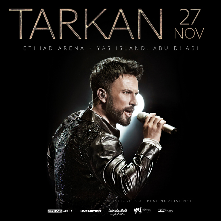 Tarkan at Etihad Arena in Abu Dhabi Concerts