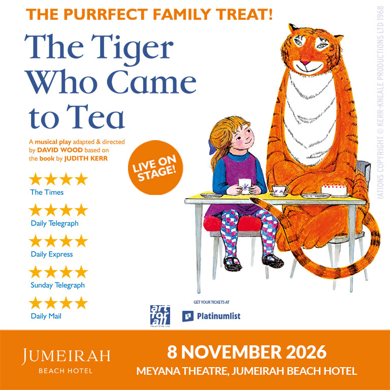 The Tiger Who Came To Tea in Dubai Shows and Theatrical Plays