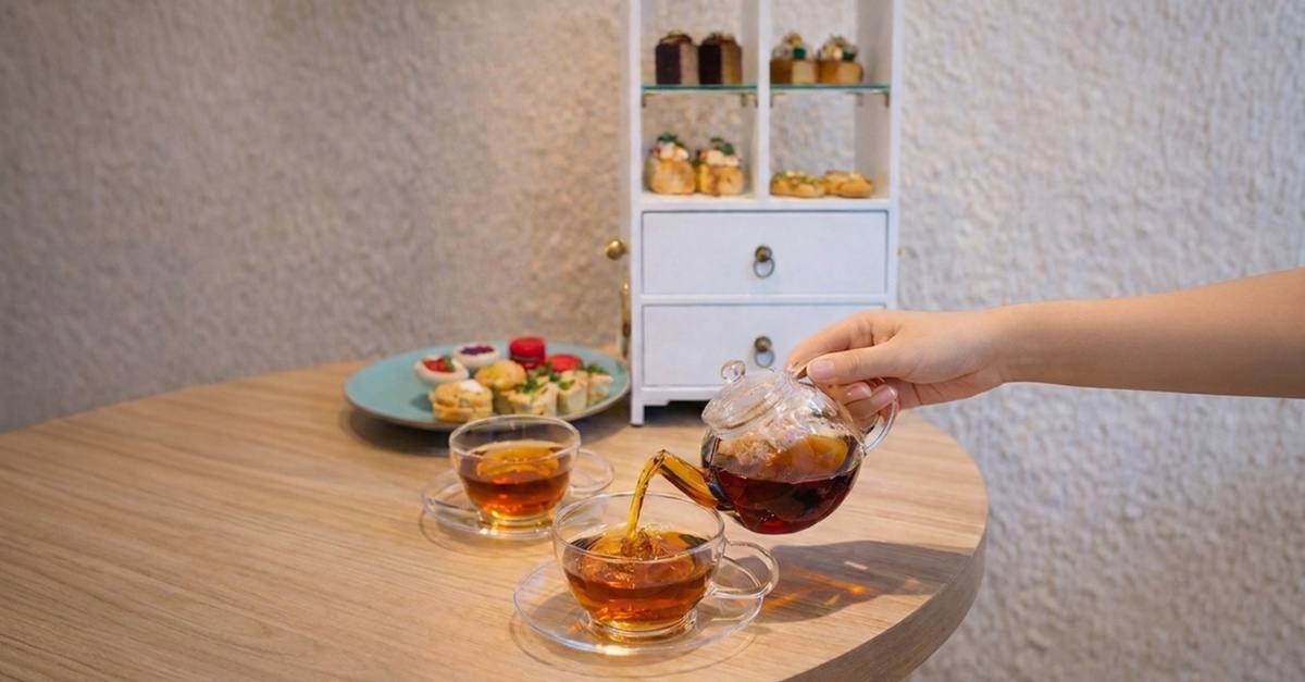 Afternoon Tea Set For 2 Or 4 With Optional House Beverage Each Nomad Café At 5 Oaks Ibn Battuta Gate Dubai Dubai UAE