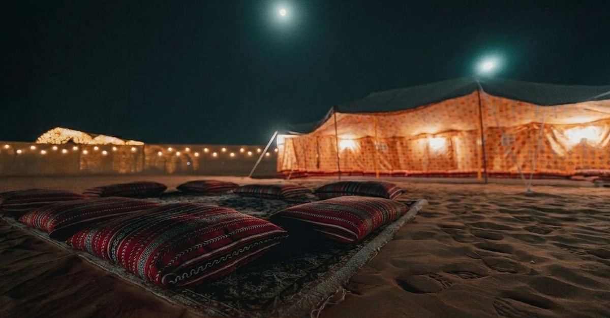 Sunset Lounge & Overnight Camping In The Majestic Mleiha Desert Mleiha National Park Dubai UAE