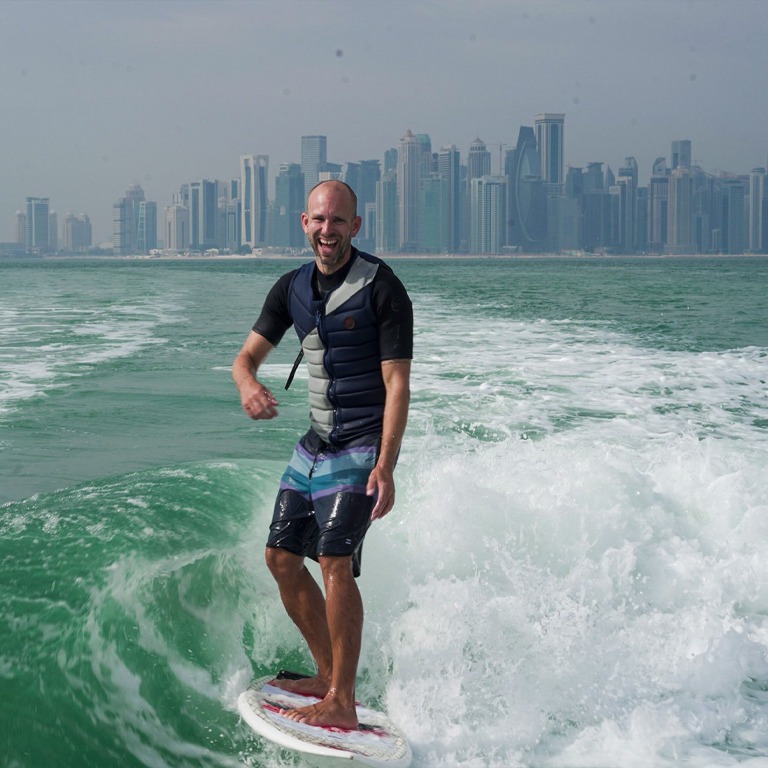 Wakeboarding at Old Mina Port - Qool Qatar Must-see attractions